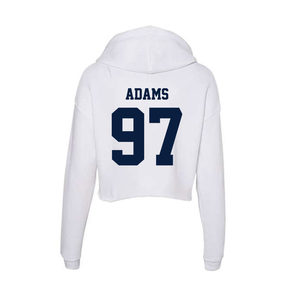 Northern Arizona - NCAA Football : Marcus Adams - Women's Crop Fleece Hoodie-1