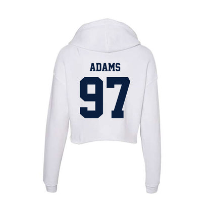 Northern Arizona - NCAA Football : Marcus Adams - Women's Crop Fleece Hoodie-1