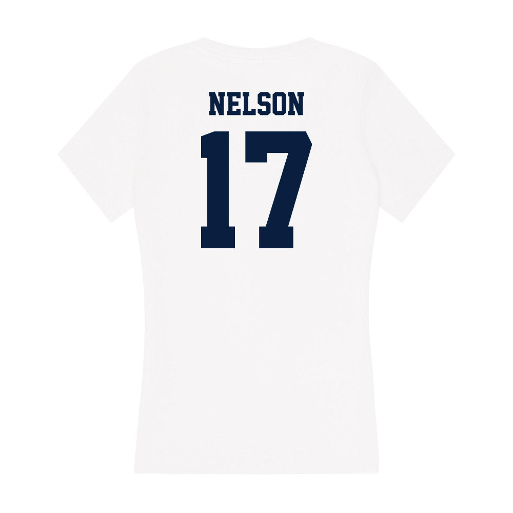 Northern Arizona - NCAA Football : Blaise Nelson - Women's V-Neck T-Shirt-1