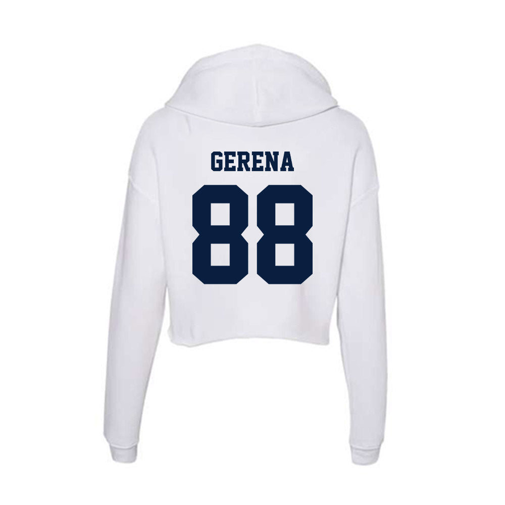 Northern Arizona - NCAA Football : Isaiah Gerena - Women's Crop Fleece Hoodie-1