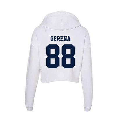 Northern Arizona - NCAA Football : Isaiah Gerena - Women's Crop Fleece Hoodie-1