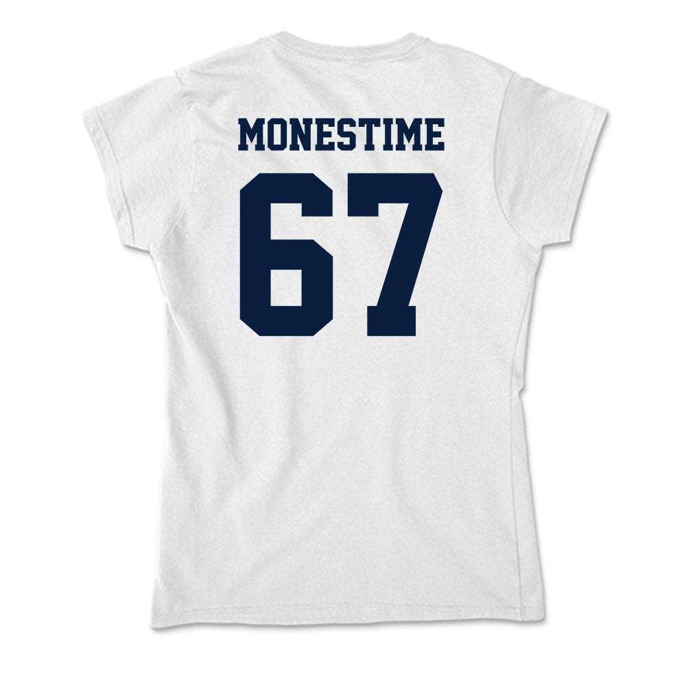 Northern Arizona - NCAA Football : Dax Monestime - Soft Style Women’s T-Shirt-1