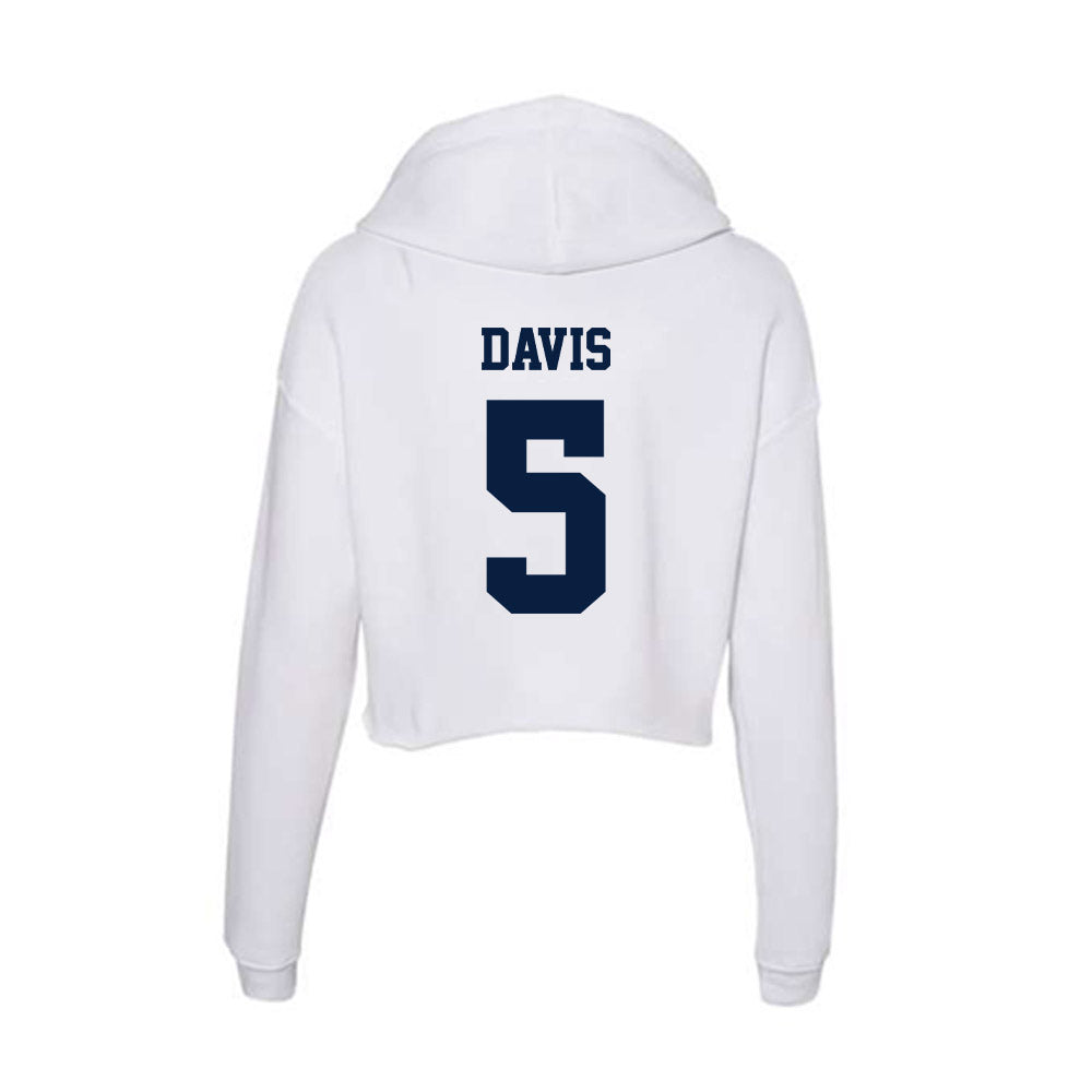 Northern Arizona - NCAA Women's Volleyball : Taryn Davis - Women's Crop Fleece Hoodie-1