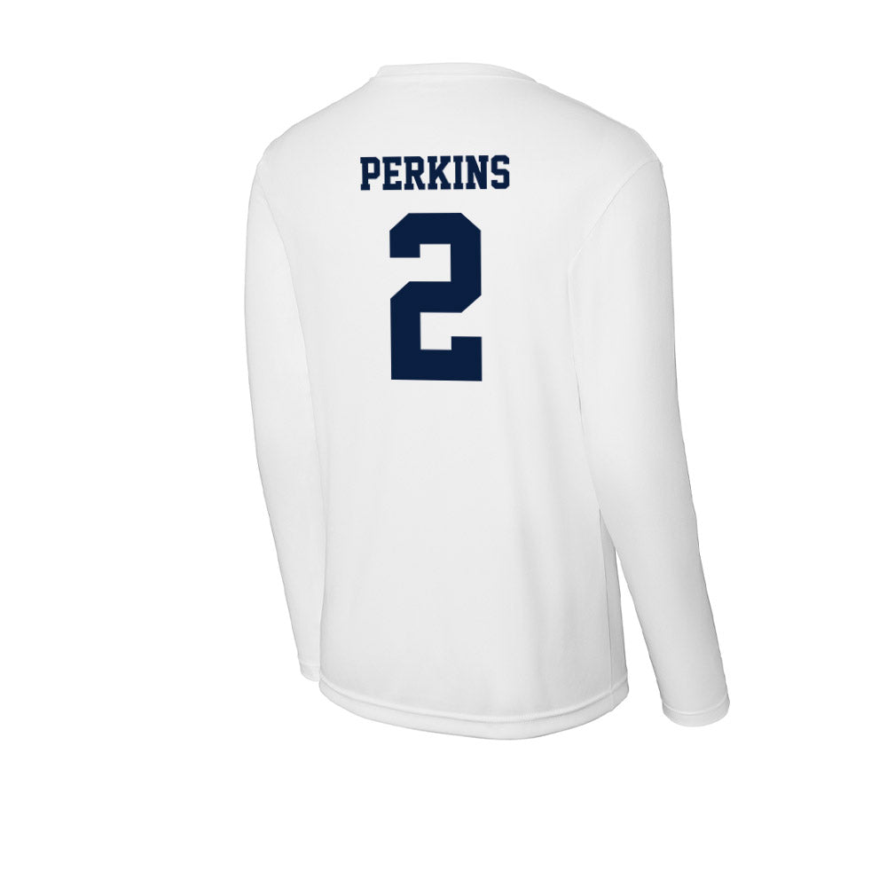 Northern Arizona - NCAA Women's Swimming & Diving : Cydnie Perkins - Activewear Long Sleeve T-Shirt