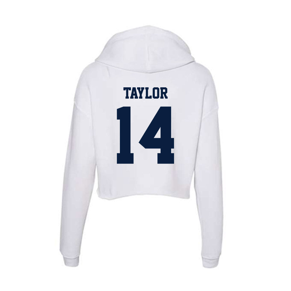 Northern Arizona - NCAA Football : Elijah Taylor - Women's Crop Fleece Hoodie-1