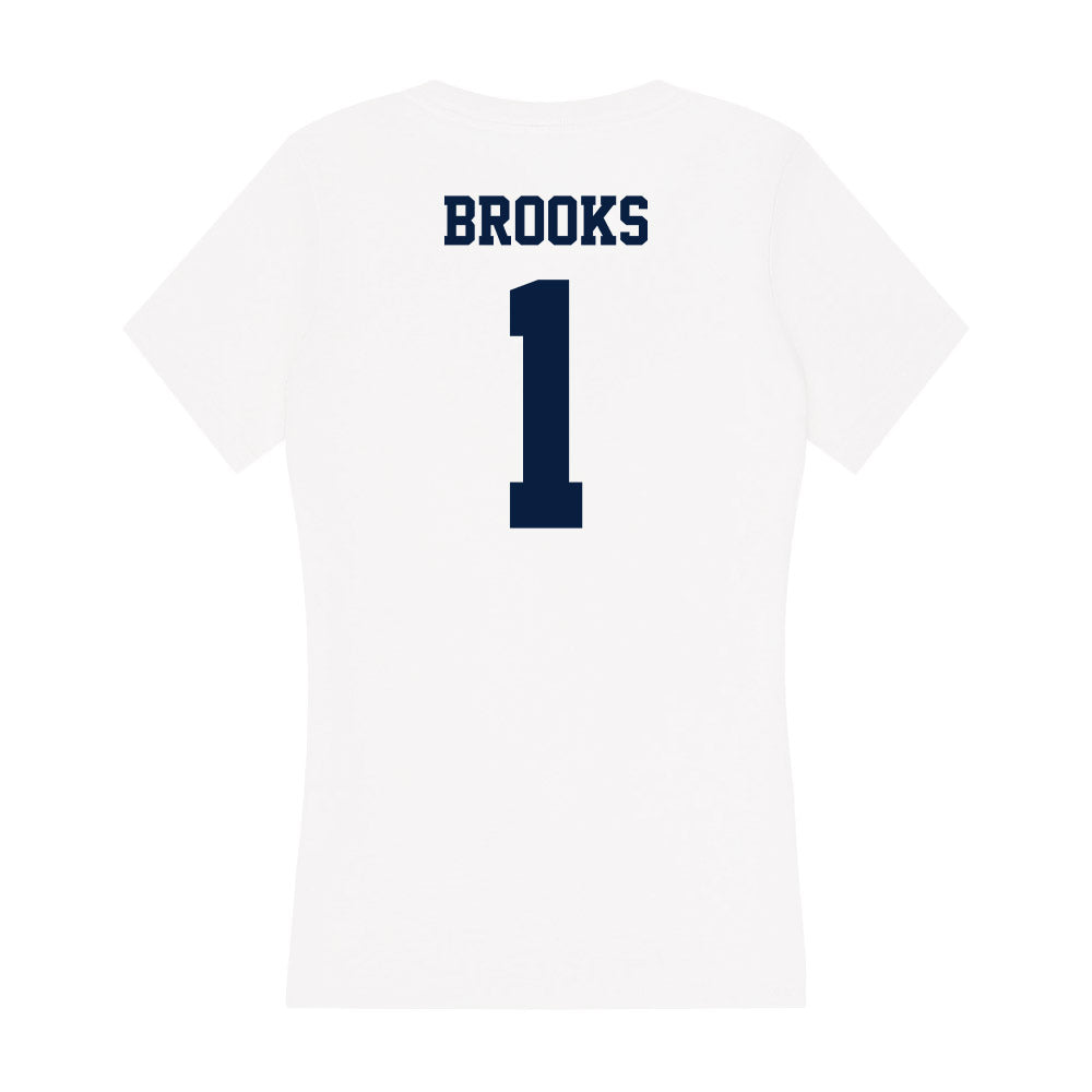 Northern Arizona - NCAA Football : Ta'ir Brooks - Women's V-Neck T-Shirt-1