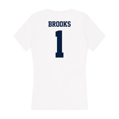 Northern Arizona - NCAA Football : Ta'ir Brooks - Women's V-Neck T-Shirt-1