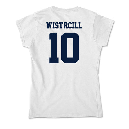 Northern Arizona - NCAA Men's Basketball : Jack Wistrcill - Soft Style Women’s T-Shirt-1