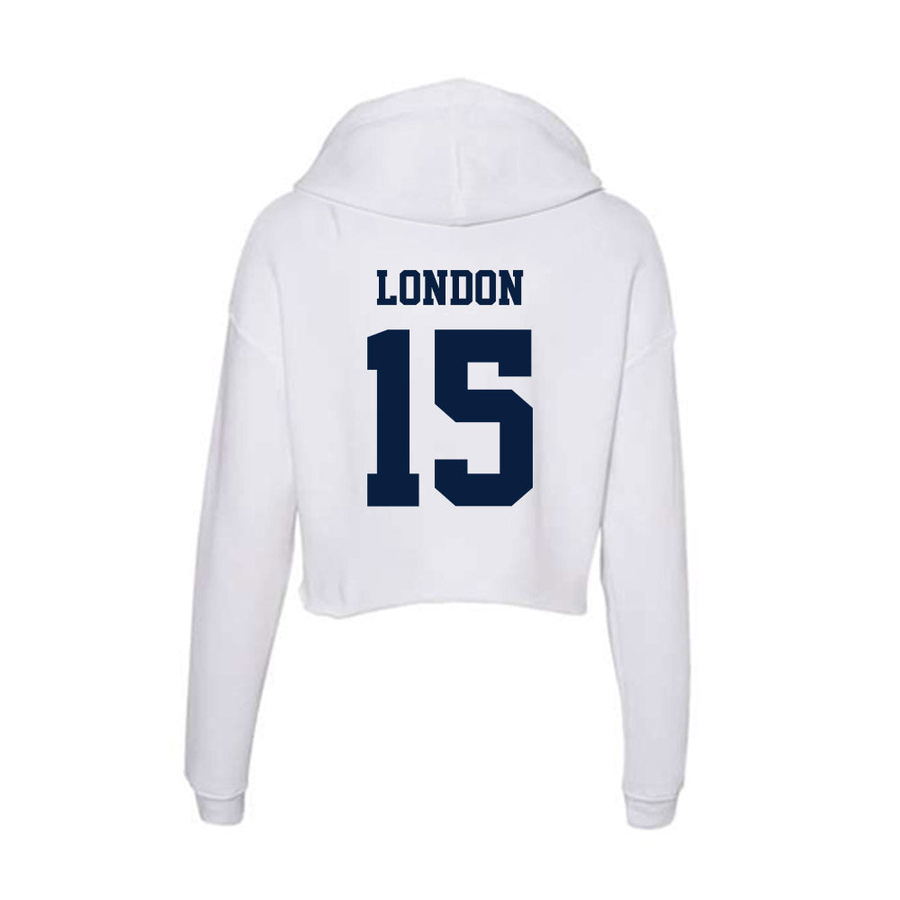 Northern Arizona - NCAA Football : PJ London - Women's Crop Fleece Hoodie-1