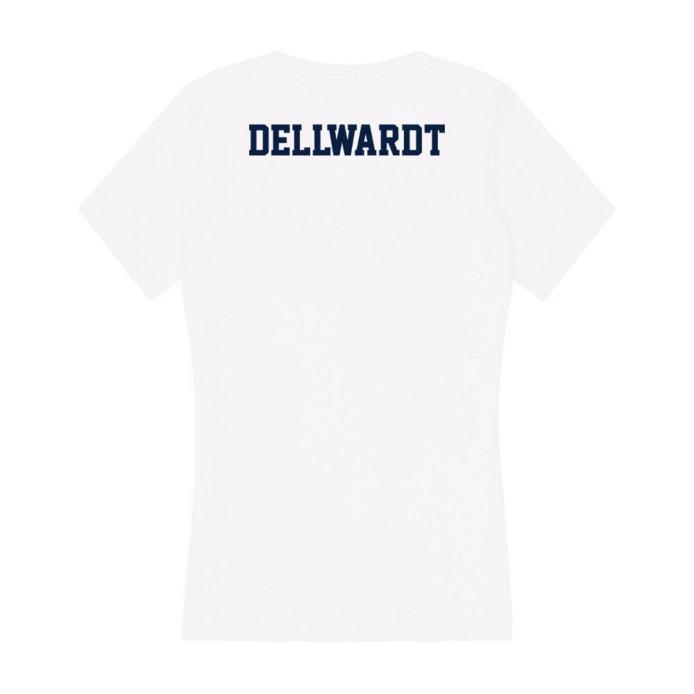 Northern Arizona - NCAA Women's Swimming & Diving : Jamie Dellwardt - Women's V-Neck T-Shirt-1