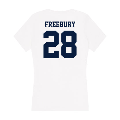 Northern Arizona - NCAA Women's Soccer : Ella Freebury - Women's V-Neck T-Shirt-1