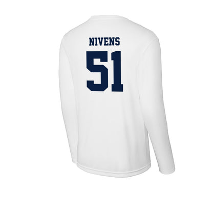 Northern Arizona - NCAA Football : Bobby Nivens - Activewear Long Sleeve T-Shirt