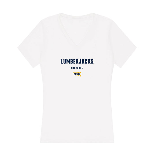Northern Arizona - NCAA Football : Elias Shamieh - Women's V-Neck T-Shirt-0
