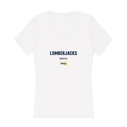 Northern Arizona - NCAA Women's Soccer : Kaitlin Surber - Women's V-Neck T-Shirt-0