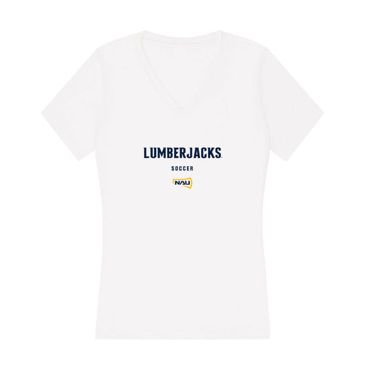 Northern Arizona - NCAA Women's Soccer : Kaitlin Surber - Women's V-Neck T-Shirt-0