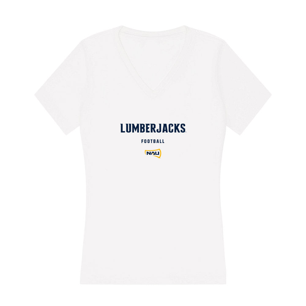 Northern Arizona - NCAA Football : Jakobie Seabourn - Women's V-Neck T-Shirt-0