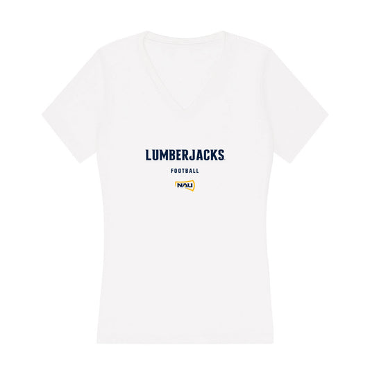 Northern Arizona - NCAA Football : Jakobie Seabourn - Women's V-Neck T-Shirt-0