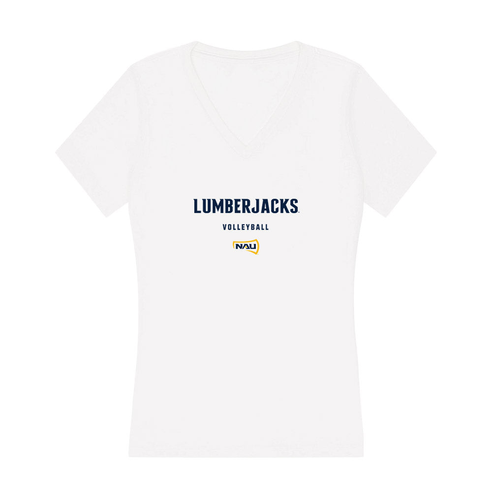 Northern Arizona - NCAA Women's Volleyball : Avery Gottschalk - Women's V-Neck T-Shirt-0