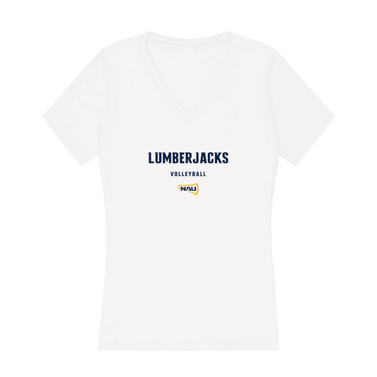 Northern Arizona - NCAA Women's Volleyball : Avery Gottschalk - Women's V-Neck T-Shirt-0