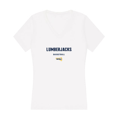 Northern Arizona - NCAA Women's Basketball : Audrey Taylor - Women's V-Neck T-Shirt-0