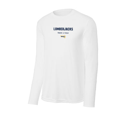 Northern Arizona - NCAA Men's Track & Field : Grayson Mommens - Activewear Long Sleeve T-Shirt-0