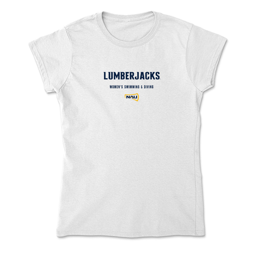 Northern Arizona - NCAA Women's Swimming & Diving : Jamie Dellwardt - Soft Style Women’s T-Shirt-0