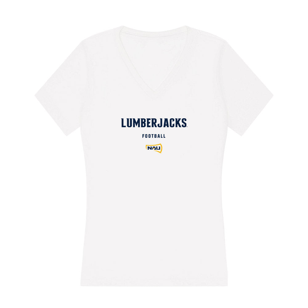 Northern Arizona - NCAA Football : Marcus Adams - Women's V-Neck T-Shirt-0