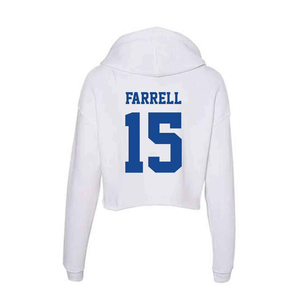 CNU - NCAA Women's Lacrosse : Maura Farrell - Women's Crop Fleece Hoodie-1