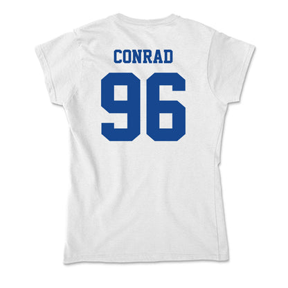 CNU - NCAA Football : Walker Conrad - Soft Style Women’s T-Shirt-1