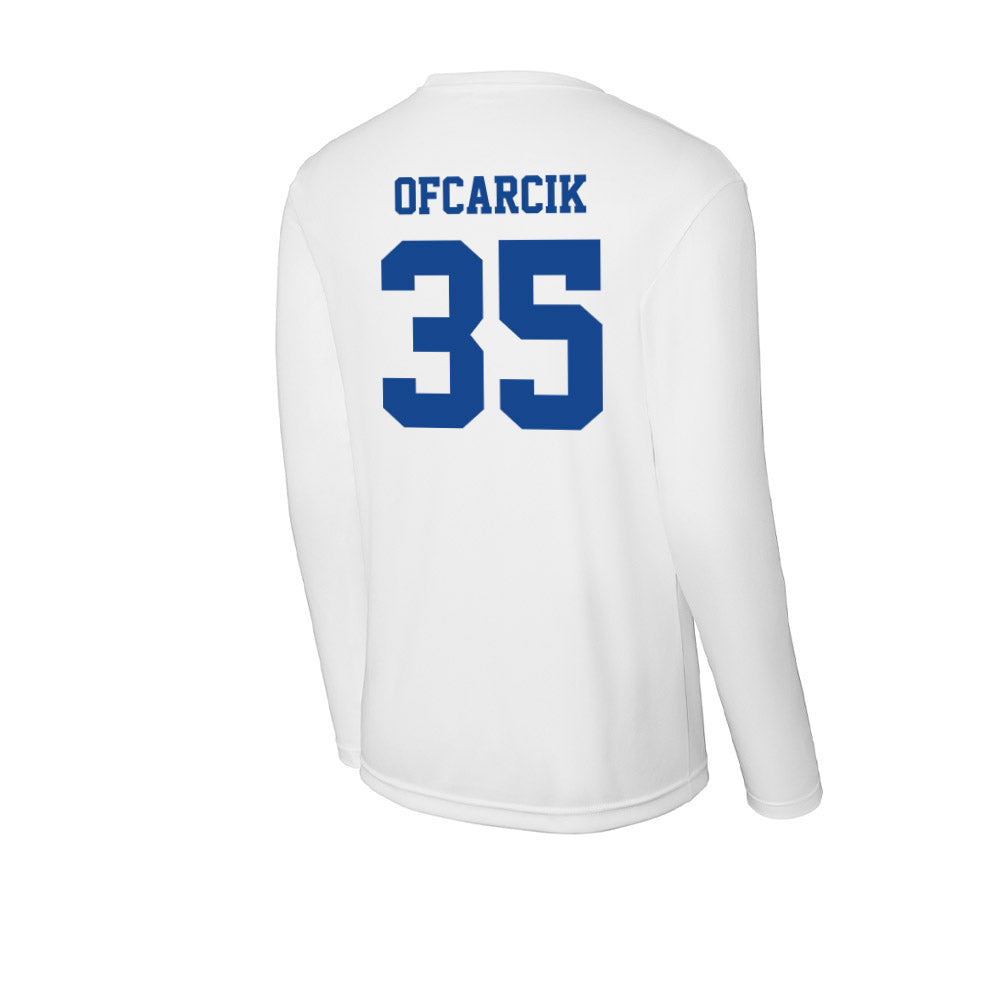 CNU - NCAA Men's Basketball : Jason Ofcarcik - Activewear Long Sleeve T-Shirt-1