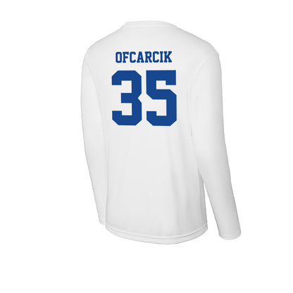 CNU - NCAA Men's Basketball : Jason Ofcarcik - Activewear Long Sleeve T-Shirt-1