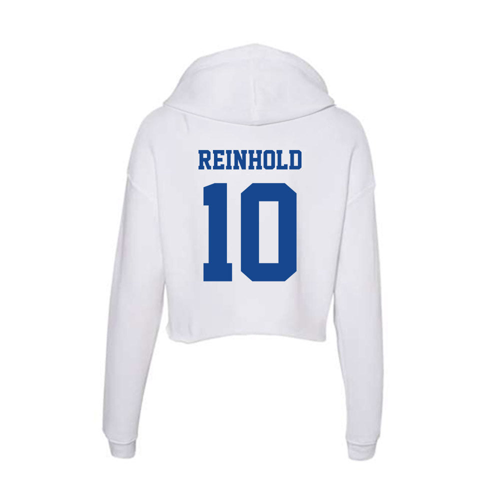 CNU - NCAA Baseball : Josh Reinhold - Women's Crop Fleece Hoodie-1