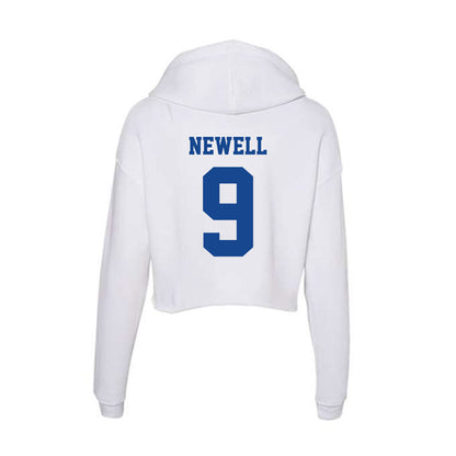 CNU - NCAA Baseball : Cooper Newell - Women's Crop Fleece Hoodie-1