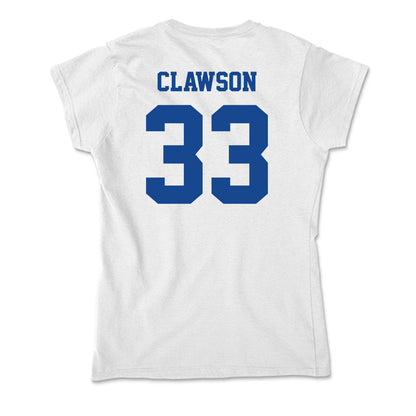 CNU - NCAA Football : Charlie Clawson - Soft Style Women’s T-Shirt-1