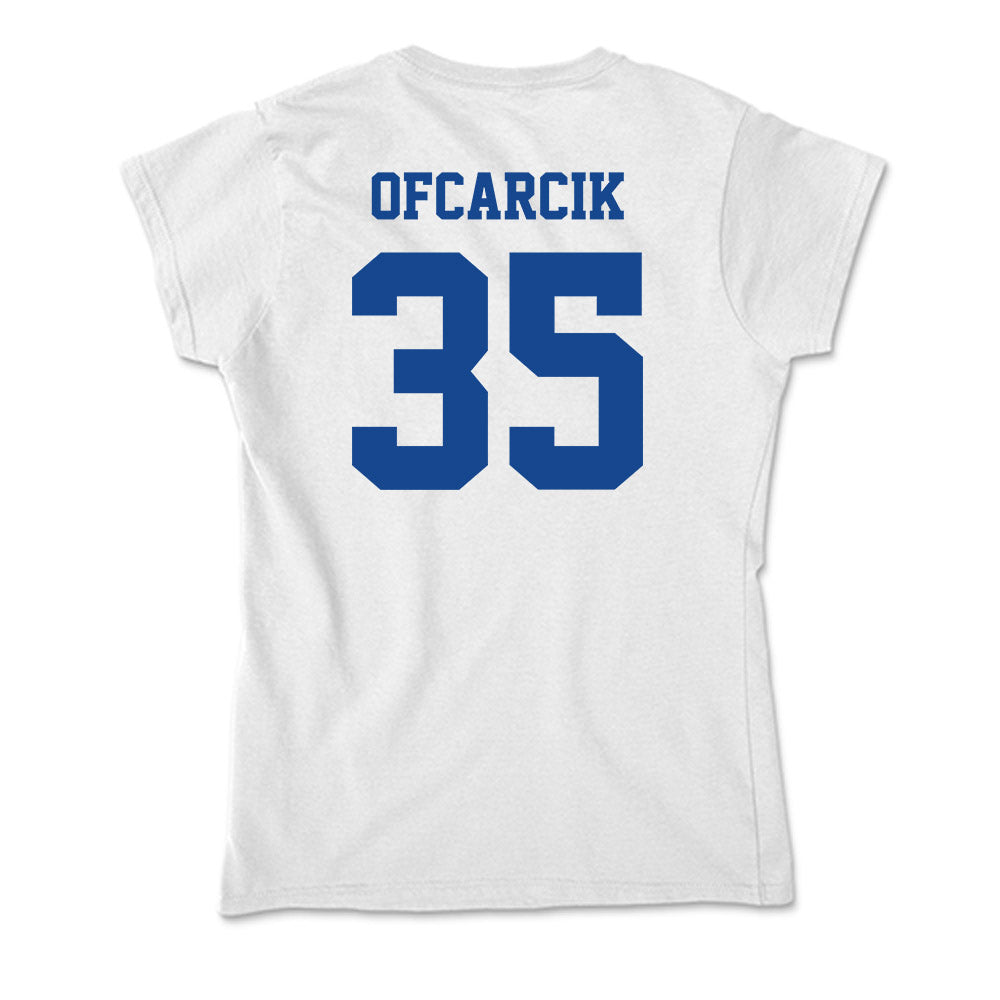 CNU - NCAA Men's Basketball : Jason Ofcarcik - Soft Style Women’s T-Shirt-1