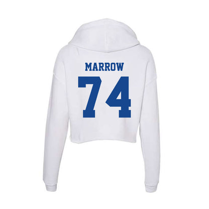 CNU - NCAA Football : Kashawn Marrow - Women's Crop Fleece Hoodie-1
