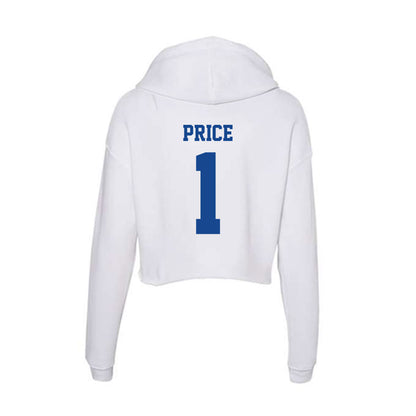 CNU - NCAA Women's Volleyball : Kensie Price - Women's Crop Fleece Hoodie-1