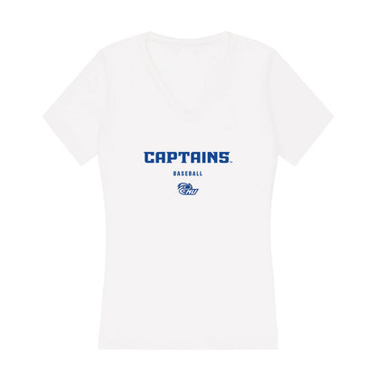 CNU - NCAA Baseball : Lincoln Lubsen - Women's V-Neck T-Shirt-0