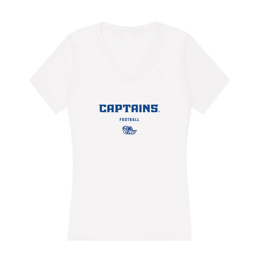 CNU - NCAA Football : Connor Barry - Women's V-Neck T-Shirt-0