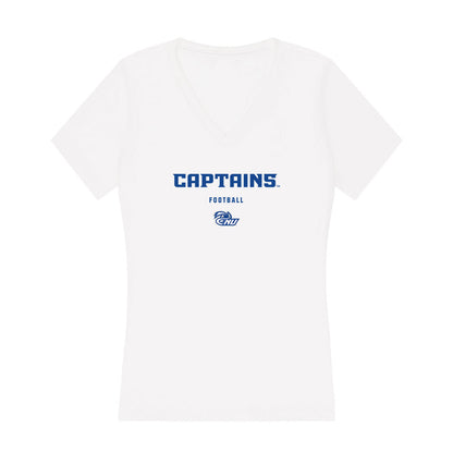 CNU - NCAA Football : Fred Cowell IV - Women's V-Neck T-Shirt-0