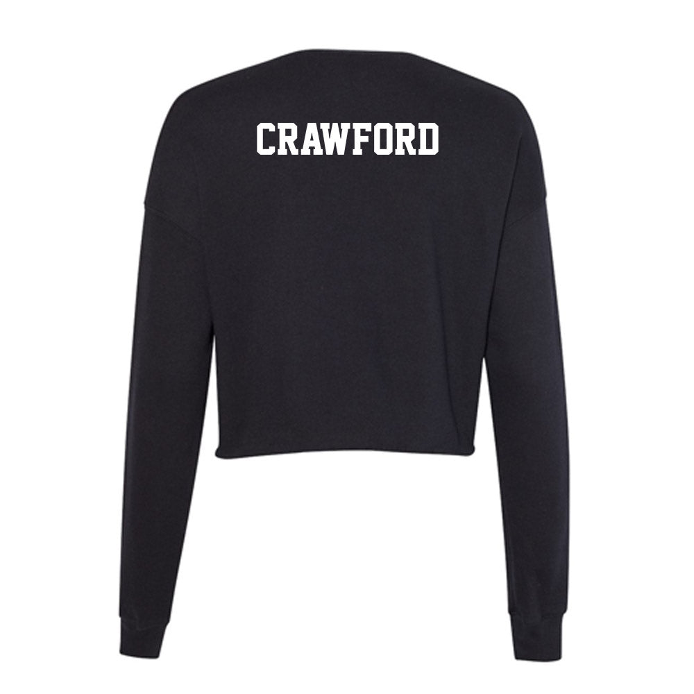 New Mexico - NCAA Men's Track & Field : Rhys Crawford - Women's Cropped Crew Fleece-1