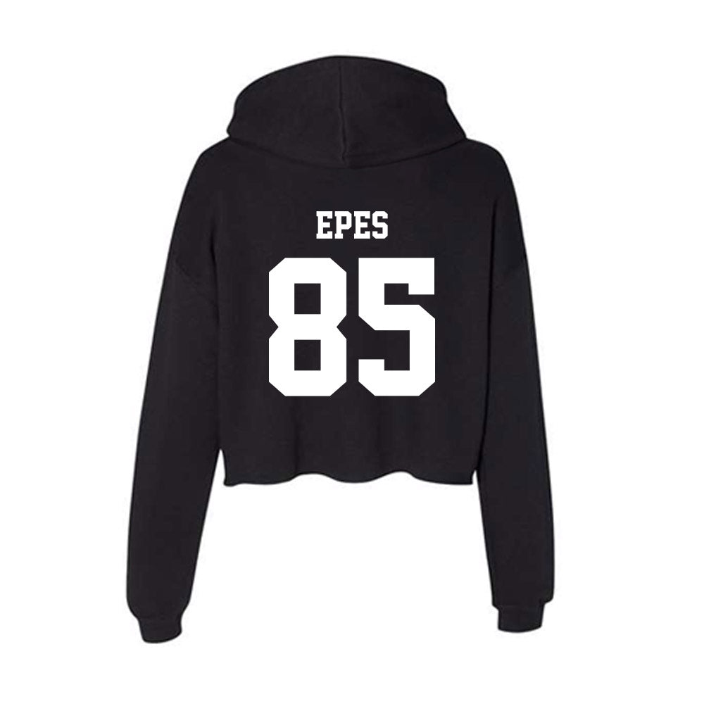 New Mexico - NCAA Football : Jackson Epes - Women's Crop Fleece Hoodie-1