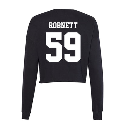 New Mexico - NCAA Football : Kaden Robnett - Women's Cropped Crew Fleece-1