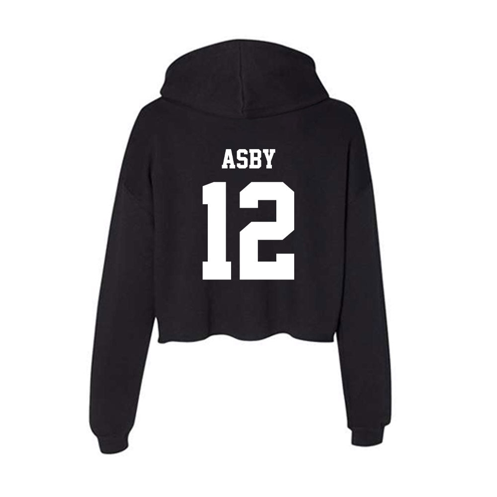 New Mexico - NCAA Baseball : Will Asby - Women's Crop Fleece Hoodie-1