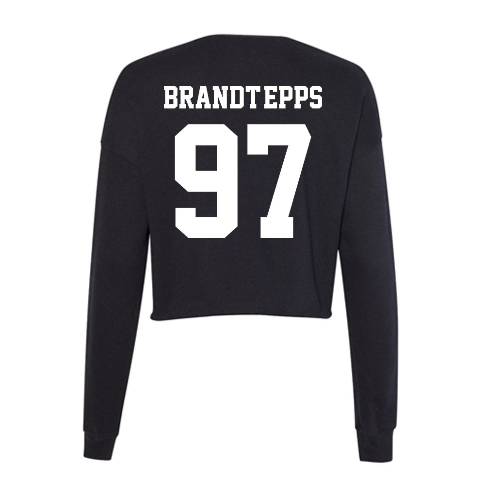 New Mexico - NCAA Football : Devin Brandt-Epps - Women's Cropped Crew Fleece-1