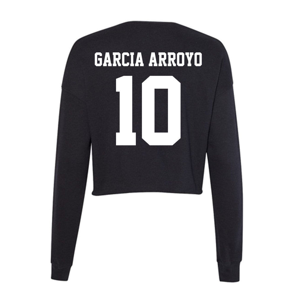  - NCAA Women's Golf : Maria Garcia Arroyo - Women's Cropped Crew Fleece-1