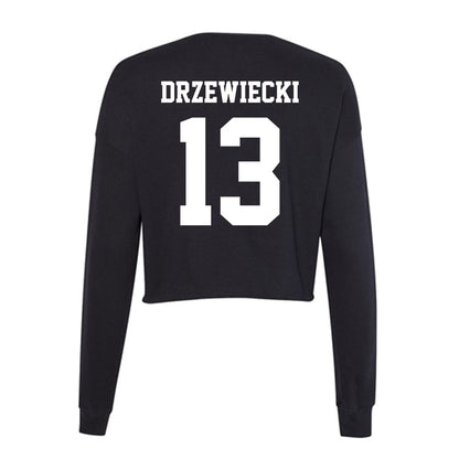 New Mexico - NCAA Football : Luke Drzewiecki - Women's Cropped Crew Fleece-1