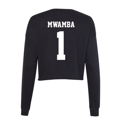 New Mexico - NCAA Women's Basketball : Lydie Mwamba - Women's Cropped Crew Fleece-1