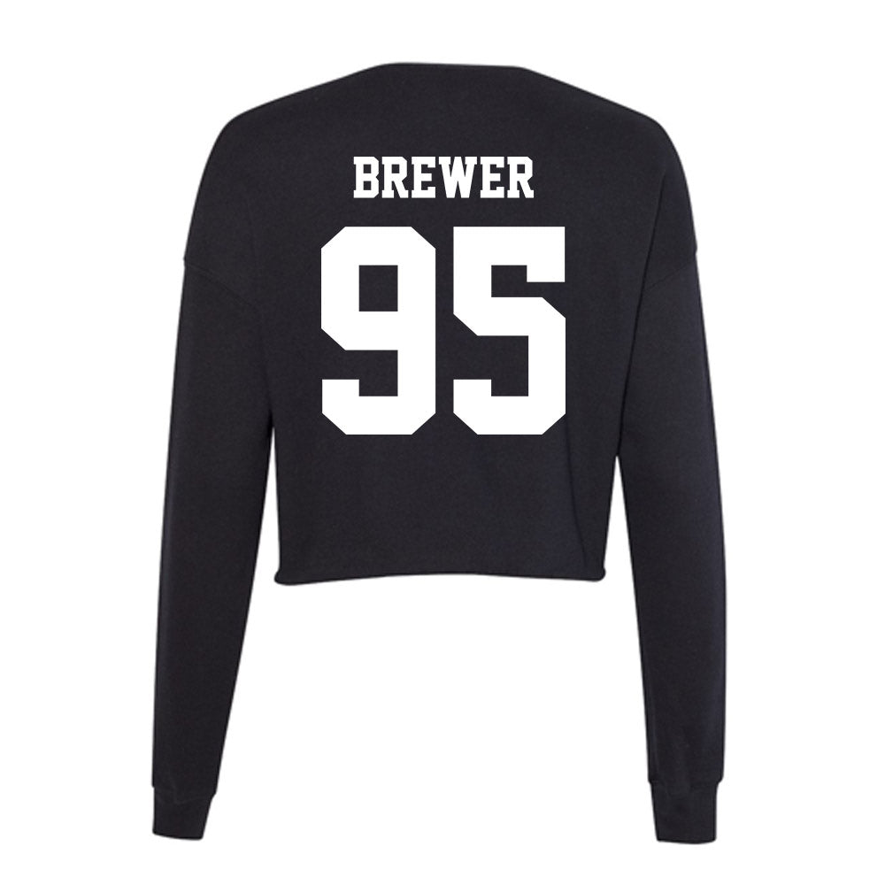  - NCAA Football : Colby Brewer - Women's Cropped Crew Fleece-1