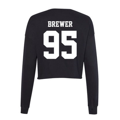  - NCAA Football : Colby Brewer - Women's Cropped Crew Fleece-1